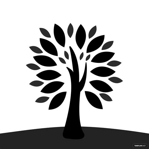 Tree Silhouette, Silhouette Design, Simple Tree, Free Images, Psd, Free ...