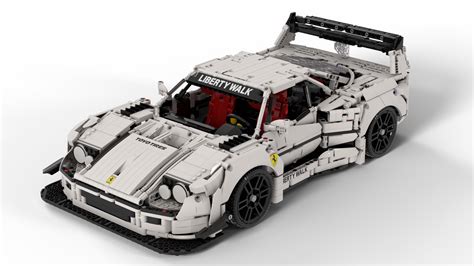 LEGO MOC Ferrari F40 Liberty Walk by darrenshen | Rebrickable - Build with LEGO