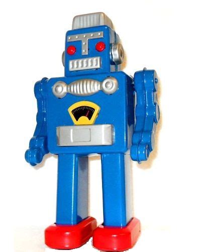 big blue robot.jpg (400×501) | Blue Robots | Pinterest | Tin toys, Toys ...