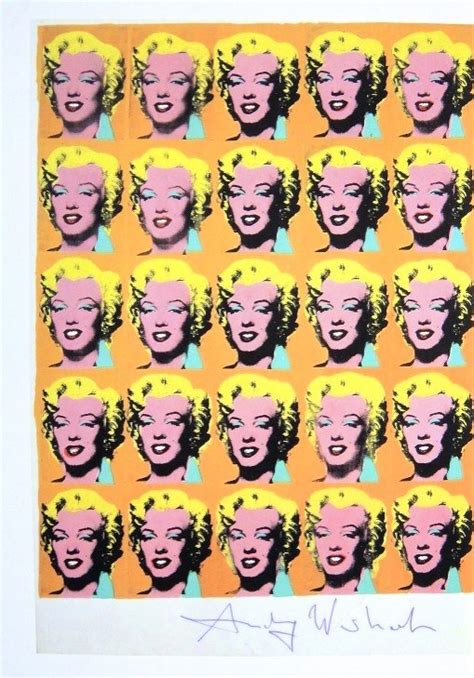 Andy Warhol, signed Print, Marilyn Diptych, 1986 : Lot 71