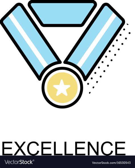 Excellence graphic icon Royalty Free Vector Image