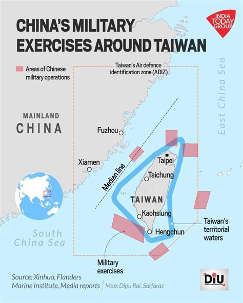 Firing drills, air incursions: China encircles Taiwan in a bid to choke ...