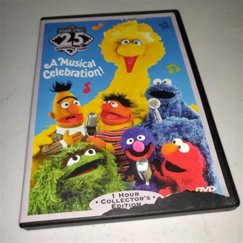 SESAME STREET 25TH Birthday - Musical Celebration DVD, Caroll Spinney, Martin P. $9.99 - PicClick CA