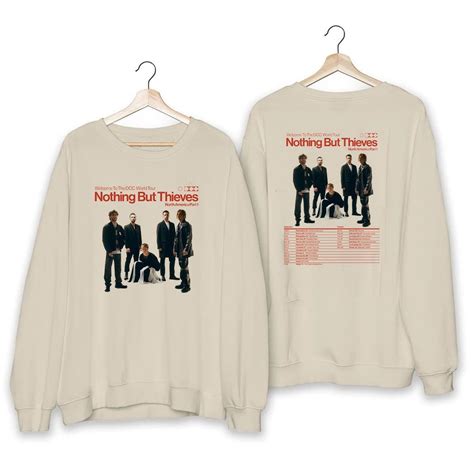 Nothing But Thieves 2023 Tour North American Merch, Nothing But Thieves ...