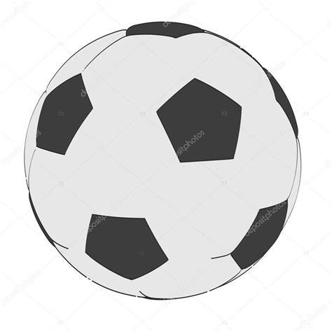 Soccer ball cartoon 2d | 2d cartoon illustration of soccer ball — Stock Photo © 3drenderings ...