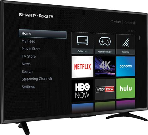 Best Buy: Sharp 50" Class LED 2160p Smart 4K UHD TV with HDR Roku TV LC ...