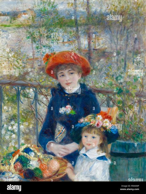 31 Renoir - The Two Sisters, On the Terrace Stock Photo - Alamy