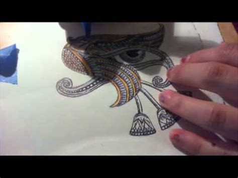 Egyptian Eye- Speed Drawing Part 3 - YouTube