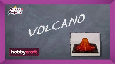 How to Make a Clay Volcano | Hobbycraft - YouTube