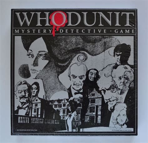 Mystery Playground: Game Review: Whodunit