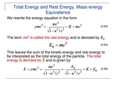 PPT - Relativistic Kinetic Energy PowerPoint Presentation, free ...