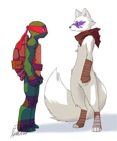 Raph and Alopex | Teenage mutant ninja turtles art, Teenage ninja ...