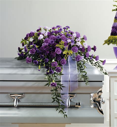 Purple Passion Casket Spray – Walker Life Memorials