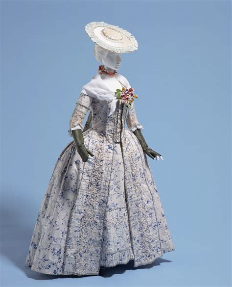 Dress ("robe à la française") 1770s - France (Jouy?) | 1770s fashion ...