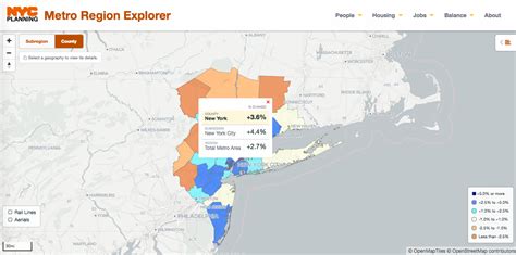 Metro Region Explorer map gives you the facts on any spot in the Tri ...