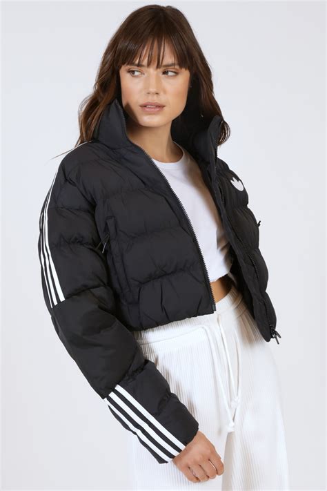 adidas Originals Short Down Puffer Jacket BLACK | Stylerunner