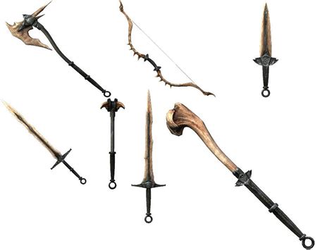 Skyrim: Dragonbone Weapons by The-Deviant-Kaba on DeviantArt