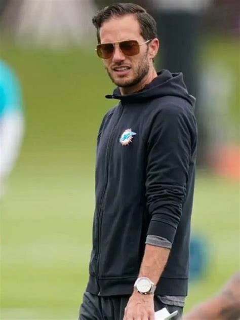 Mike McDaniel Black Hoodie | Miami Dolphins Hoodie