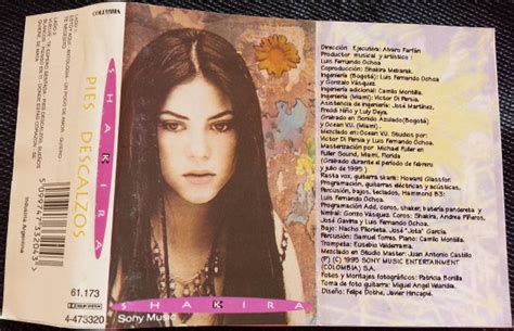 Shakira - Pies Descalzos (1995, Cassette) | Discogs