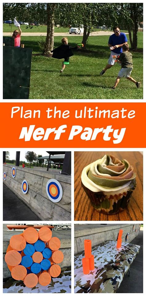 The Ultimate Nerf Battle Birthday Party - Sometimes Homemade