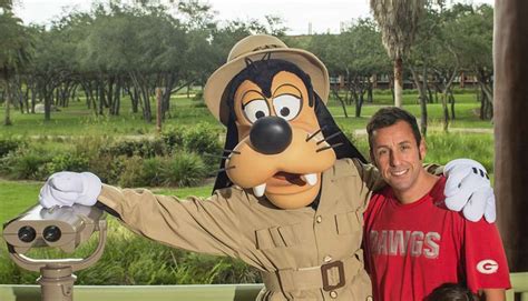 Celebrity Spotting: Adam Sandler has a Goofy moment | The Disney Blog