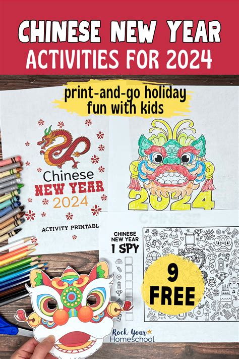 Printable Chinese New Year Activities Pack for 2024 (Free)