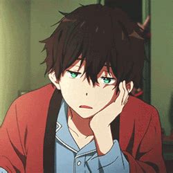 Annoyed Anime Boy Looks GIF | GIFDB.com