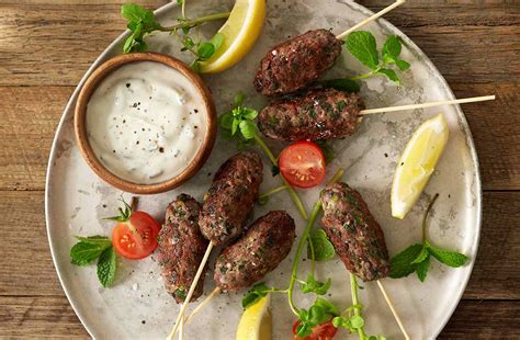 Lamb Kofta with Yoghurt & Cucumber Dip - Jalna Yoghurt