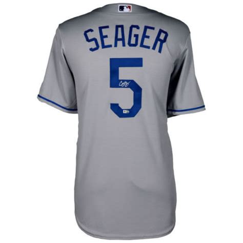 Corey Seager Signed Dodgers Authentic Majestic Cool Base Jersey (MLB ...