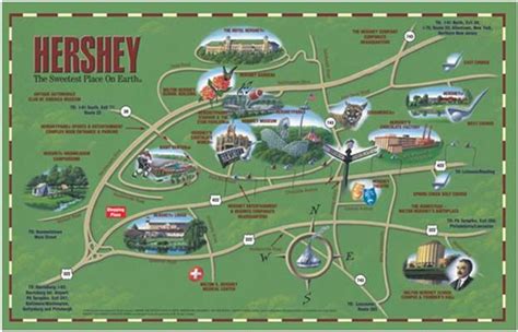 Pennsylvania Map Hershey