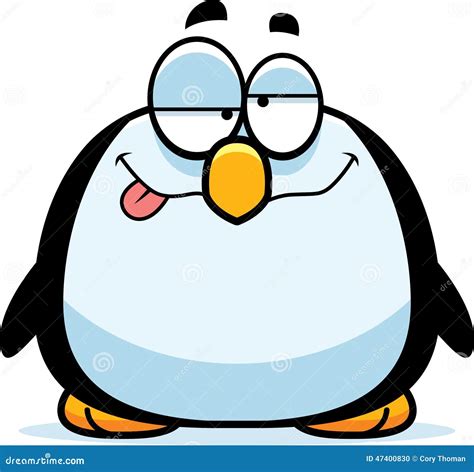 Drunk Little Penguin stock vector. Image of drunk, graphic - 47400830