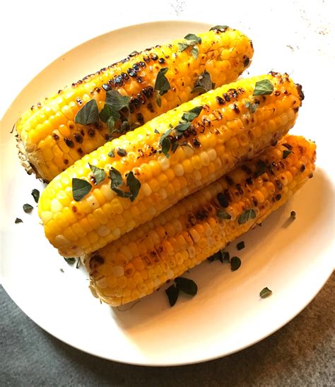 Grilled Corn On The Cob With Herb Butter * Zesty Olive - Simple, Tasty ...