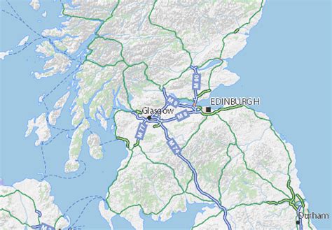 MICHELIN North Lanarkshire map - ViaMichelin