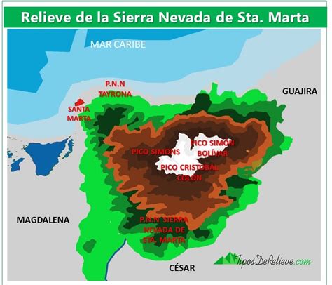 dolor de muelas visión pulgar mapa de sierra nevada de santa marta ...