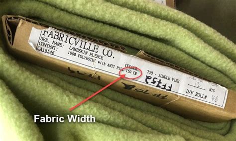 What Is the Standard Width of Fabric Bolt?