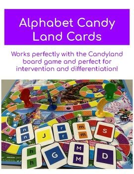 Alphabet Candyland Cards by Hannah Yoder | TPT