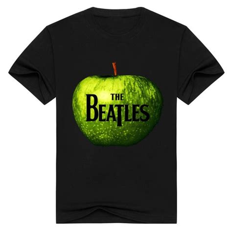 →Men's The Beatles Apple Logo Black T Shirt | Lazada PH