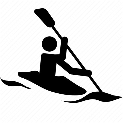 Canoe, kayak, kayaking, sea, sport, surf, whitewater icon - Download on Iconfinder