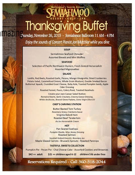 Thanksgiving Buffet - WhatcomTalk