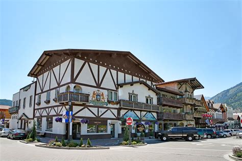 Hotel Edelweiss-Hotel, Bavarian Village, Leavenworth, Washington State ...