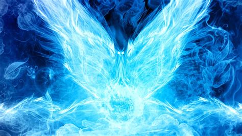 The bird of flames (Blue) by Justass on DeviantArt