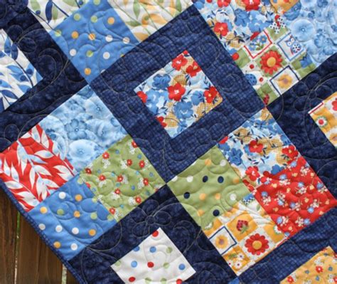 Baby Quilt Pattern Charm Pack Quilt Pattern Framed Lap - Etsy UK