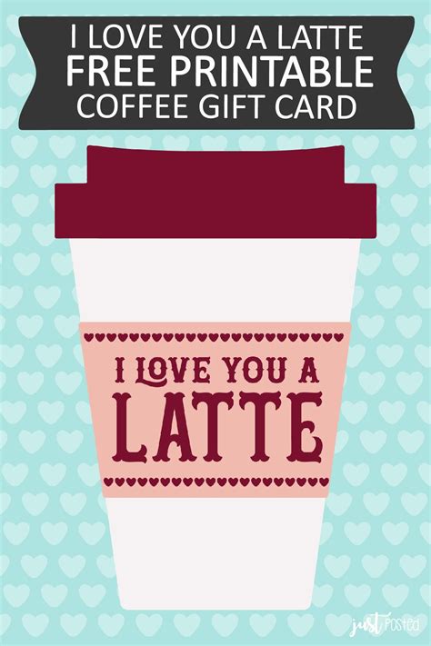 Starbucks Printable Gift Cards
