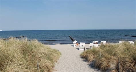 Beaches of the Rostock Baltic Sea coast swimming in the Baltic Sea