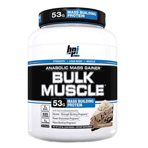 BPI Sports Bulk Muscle | Bulk muscle, Nutritional supplements, Sports ...