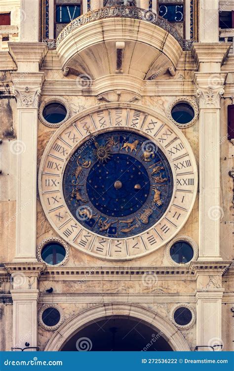 Torre Dell Orologio Mechanical Clock in Venice, Italy Stock Photo - Image of italy, torre: 272536222