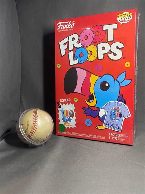 LOT 100: FROOT LOOPS FUNKO CEREAL BOX | EstateSales.org