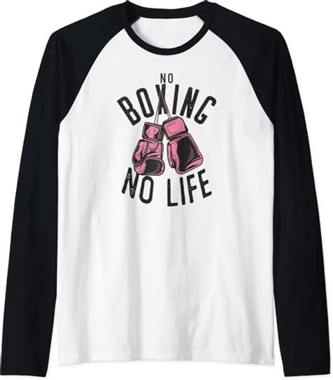 Amazon.com: No Boxing No Life training or workout Boxers Gloves Raglan ...