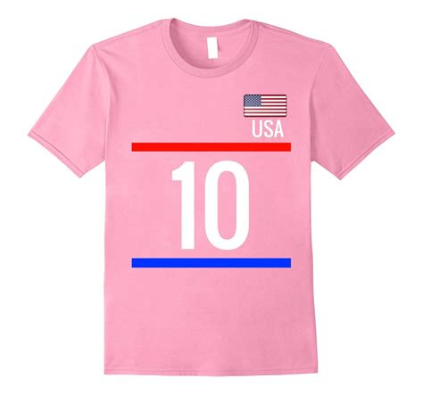 USA Soccer Jersey Tshirt with number 10 – sports-Art – Artvinatee