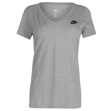 Womens Nike V Neck T Shirt Grey, T-Shirts | Nielsen Animal